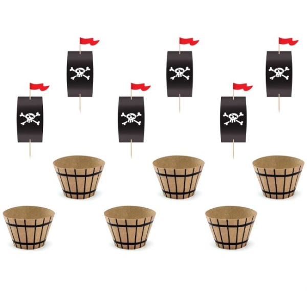 Cupcake Decoration - Pirate Party